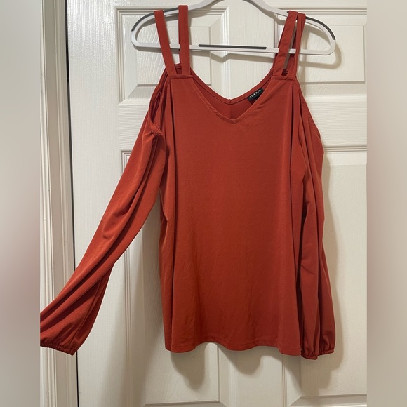 torrid Tops - Torrid Open Shoulder Long Sleeve Blouse